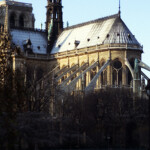 The rear of Notre Dame, photo taken from the Pont de l'Archevêché